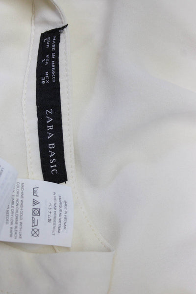 Zara J Crew Womens Blouses Tops T-Shirt White Size L Lot 2