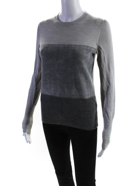 Rag & Bone Women's Crewneck Long Sleeves Pullover Sweater Gray Size XS