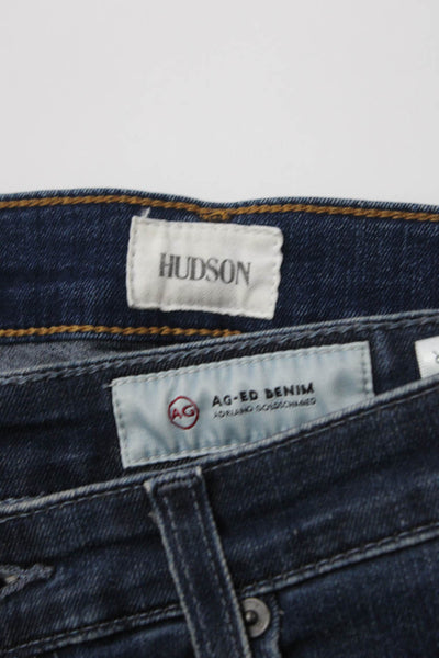 Hudson Adriano Goldschmied Womens High Waist Skinny Jeans Blue Size 29 Lot 2