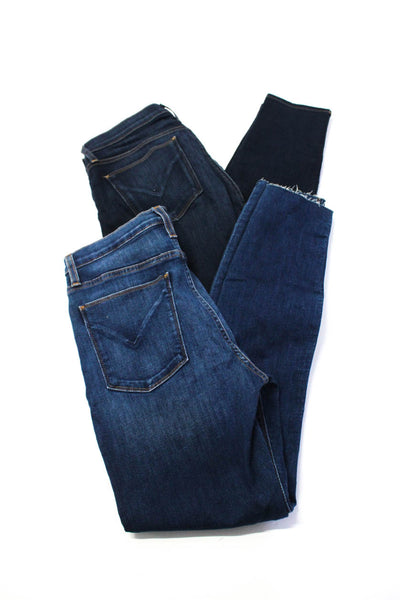 Hudson Womens High Rise Super Skinny Jeans Blue Size 29 Lot 2