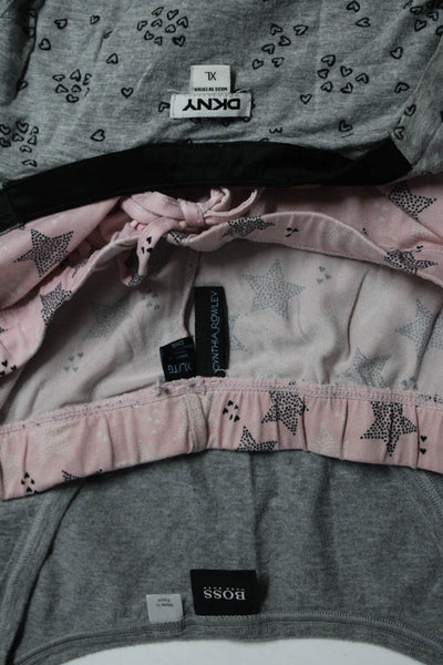 DKNY Boss Hugo Boss Cynthia Rowley Women's Sleepwear Top Gray Size XL M, Lot 3