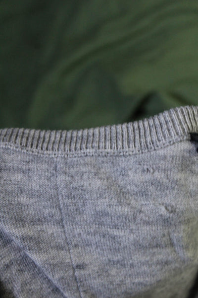 Rag & Bone Womens Long Sleeves Crew Neck Sweater Gray Cotton Size Small
