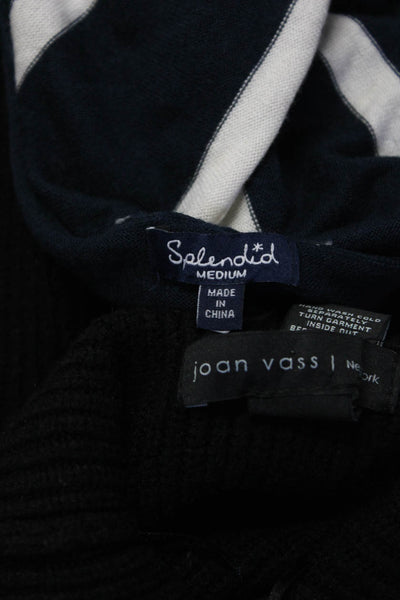 Splendid Joan Vass Womens Cardigans Sweaters Blue Size M S Lot 2