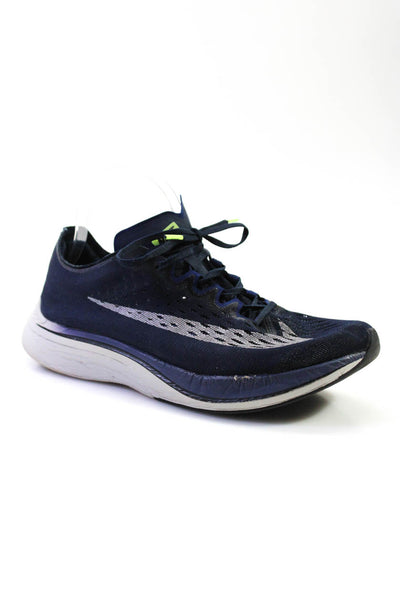 Nike Mens Mesh Lace Up Low Top Racing Running Athletic Sneakers Navy Size 9