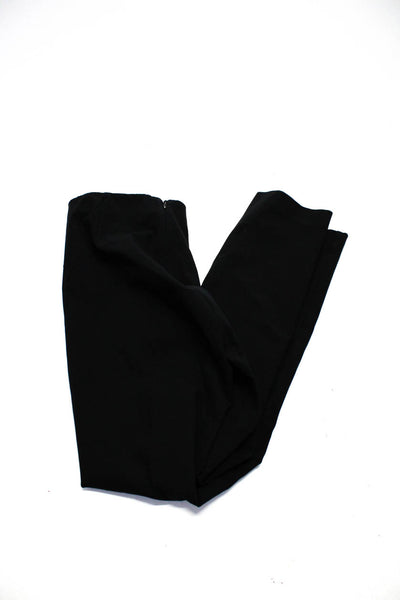 Rag & Bone Womens Stretch Flat Front Zip Up Mid-Rise Skinny Pants Black Size 4