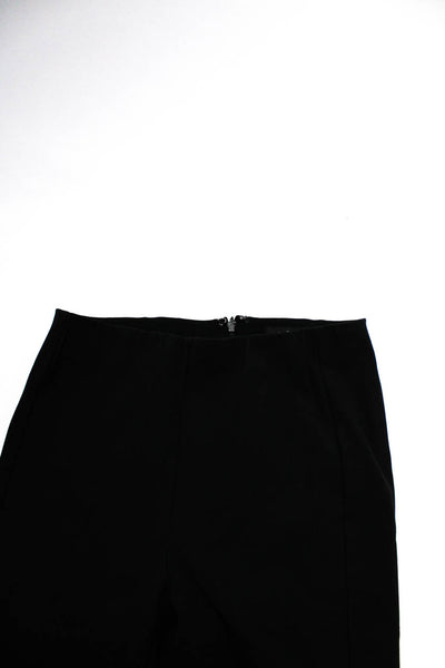 Rag & Bone Womens Stretch Flat Front Zip Up Mid-Rise Skinny Pants Black Size 4