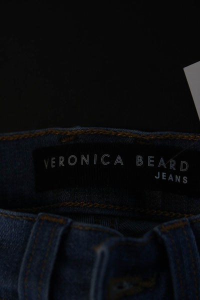 Veronica Beard Women's Midrise Five Pockets Medium Wash Skinny Pant Size 26