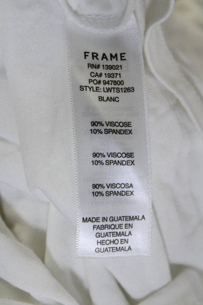 Frame Michael Stars Majestic Filatures Womens White Blouse Top Size S XS 1 lot 3