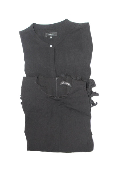Babaton Zara Womens Black Sleeveless Crew Neck Shirt Dress Size S XS Lot 2