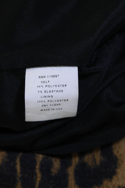 FiveSeventyFive Women's Zip Closure Cinch Animal Print Midi Skirt Size L