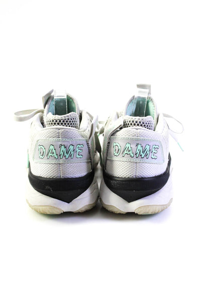 Adidas Mens Colorblock Dametime 8 Extply Basketball Sneakers Multicolor Size 9