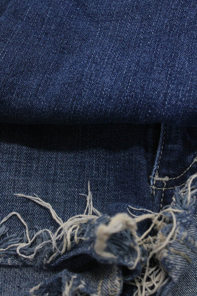 Frame Denim Siwy Women's Skinny Jeans Denim Shorts Blue Size 24 Lot 2