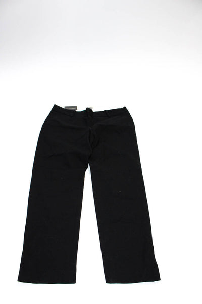 Club Monaco J Crew Womens Front Pleat Tapered Pants Black Size 2 4 Lot 2