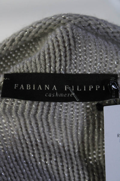 Fabiana Filippi Women's Round Neck Pullover Long Sleeves Sweater Ombre Size 42