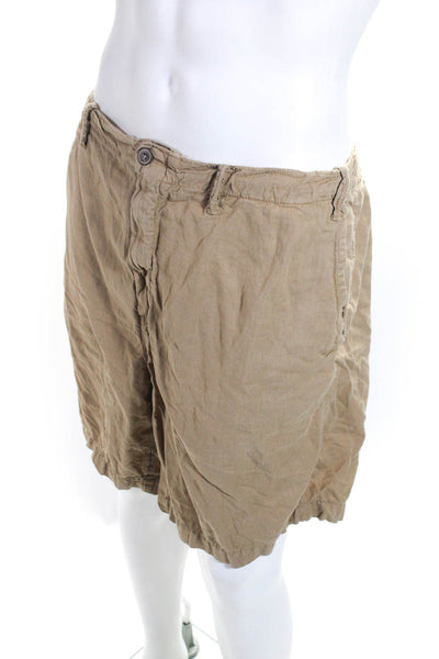 Polo Ralph Lauren Men's Flat Front Pockets Casual Short Camel Size 42