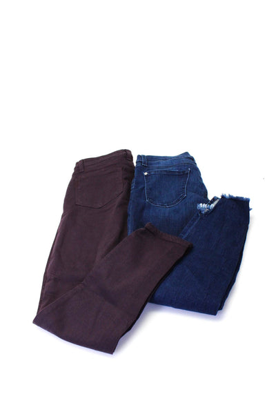 7 For All Mankind Paige Womens Ankle Gwenevere Jeans Blue Purple Size 26 27 Lot