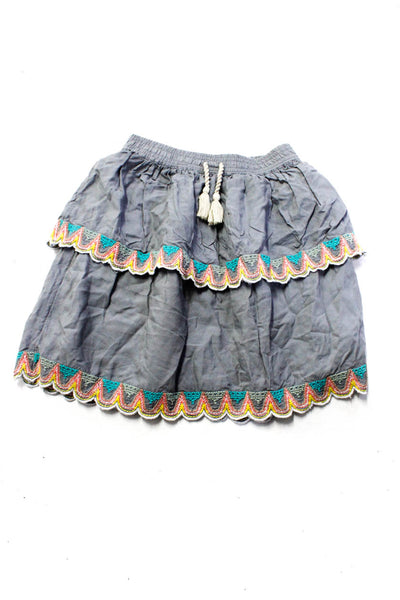 Mini Boden Chaser Peek Girls Skirts Shorts Top Gray Pink Size 5 6 6-7 8 S Lot 6