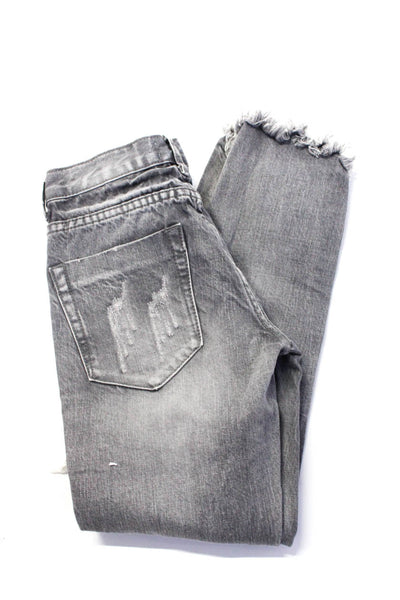 Giambattista Valli One x One Teaspoon Womens Black Cargo Jeans Size 0 23 lot 2