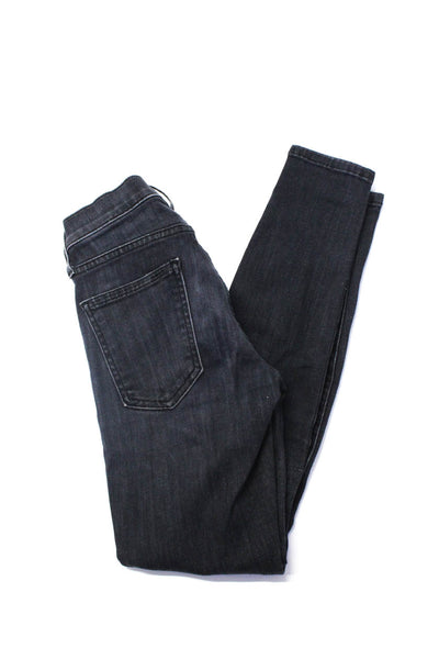 Current/Elliott Genetic Denim Womens Black Low-Rise Skinny Jeans Size 23 24 lot3