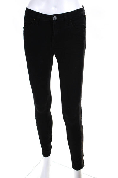 Vivienne Westwood Women's Midrise Five Pockets Skinny Pant Black Size 26