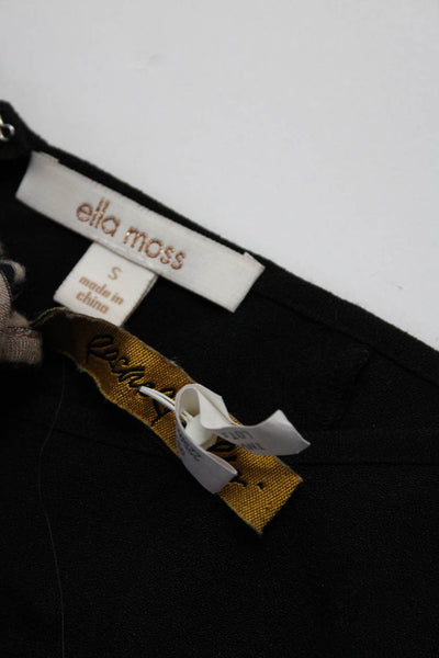 Ella Moss Rachel Pally Womens Cut Out Long Sleeve Romper Black Size S M Lot 2