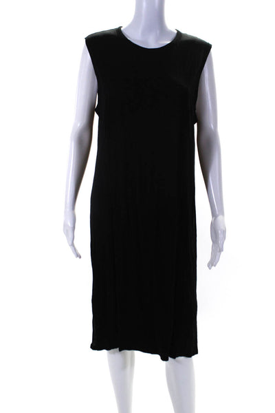 T Alexander Wang Womens Scoop Neck Pocket Tank Dress Black Size Medium