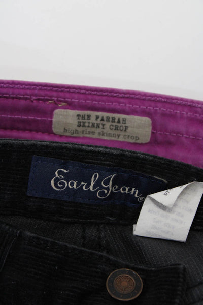 AG Adriano Goldschmied Earl Jeans Womens Pink Skinny Crop Jeans Size 26 28 Lot 2