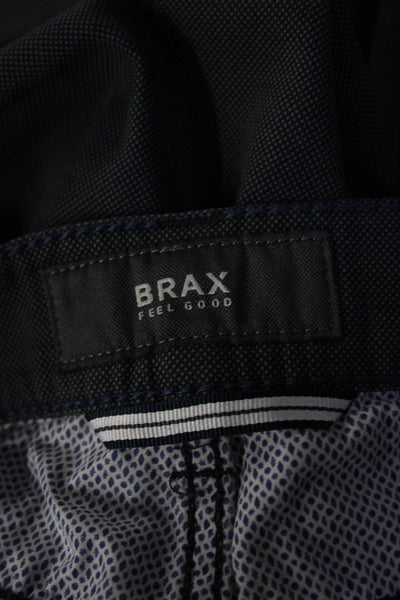 Brax Feel Good Men's Cooper Regular Fit Straight Leg Pants Gray Size 34