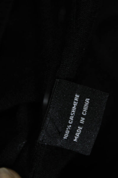 Jarbo Womens Cashmere Knit Striped Round Neck Sleeveless Top Black Size 2
