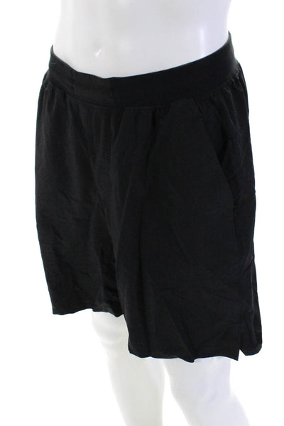 Lululemon Mens Drawstring Lightweight Athletic Shorts Black Size Large