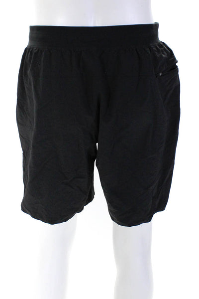 Lululemon Mens Drawstring Lightweight Athletic Shorts Black Size Large