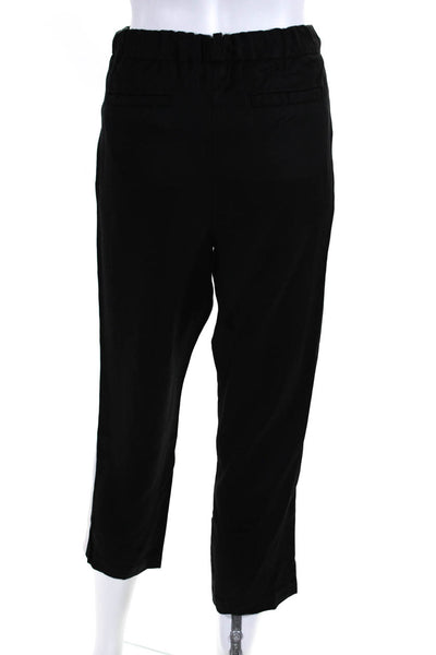 Drew Womens Side Stripe Four Pocket Elastic Waist Tapered Pants Black Size S