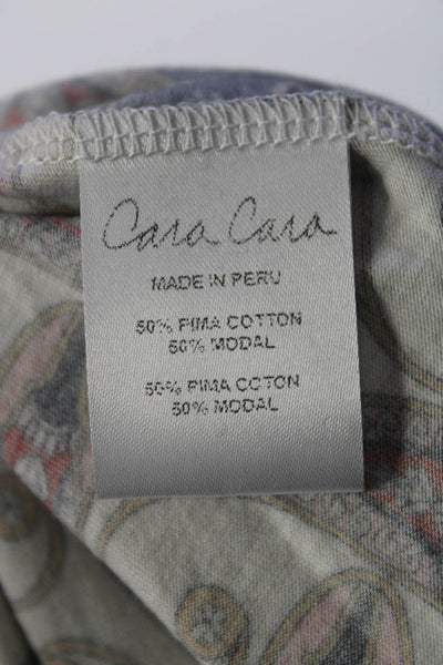 Cara Cara Women's Turtleneck Long Sleeves Multicolor Blouse Size M
