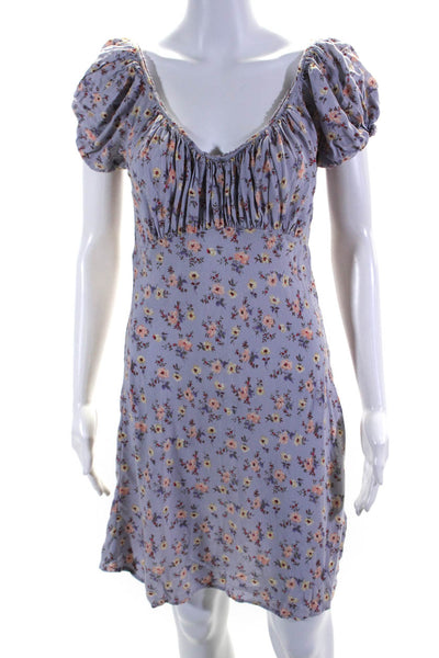Auguste Women's Scoop Neck Fit Flare Mini Dress Floral Size 10
