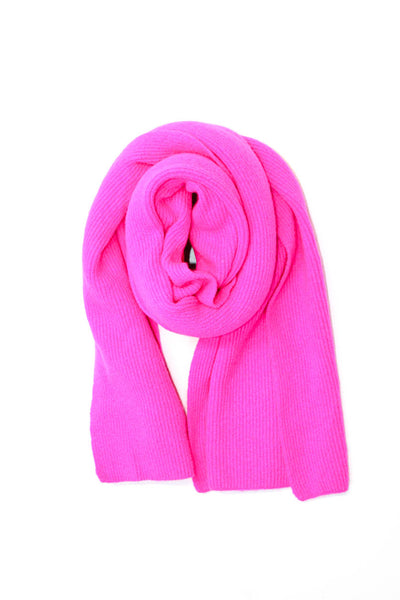 Tory Burch J Crew Multicolor Pink Infinity Scrunch Ribbed Scarves Size OS Lot 2