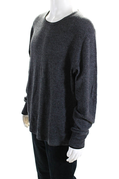 Rag & Bone Men's Long Sleeve Merino Wool Crewneck Pullover Sweater Gray Size XL