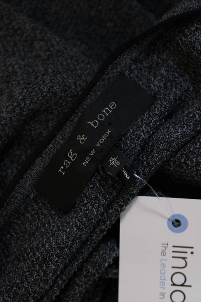 Rag & Bone Men's Long Sleeve Merino Wool Crewneck Pullover Sweater Gray Size XL