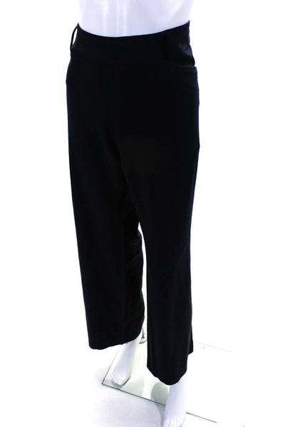 Michael Michael Kors Womens Dark Navy High Rise Wide Leg Dress Pants Size 14