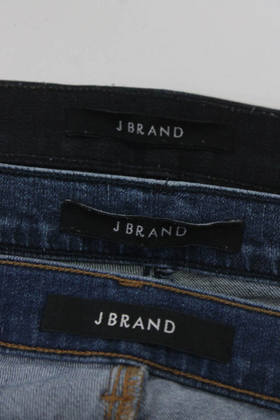 J Brand Women's Midrise Five Pockets Dark Wash Skinny Denim Pant Size 26 Lot 3