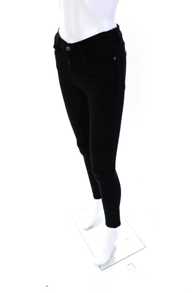 Frame Womens Black Mid-Rise The Jeanne Skinny Leg Denim Jeans Size 26