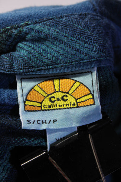Rails C&C California Womens Plaid Print Button Up Shirts Multicolor Size S Lot 2