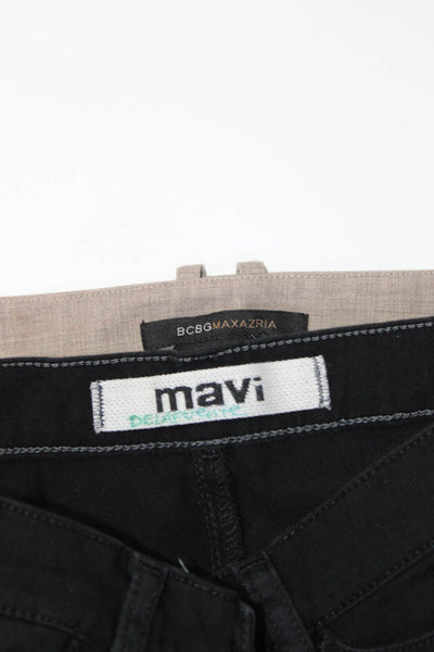 Mavi BCBG Max Azria Womens Walking Shorts Black Size 8 26 Lot 2