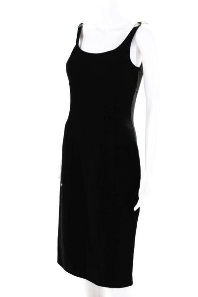 Michael Kors Women's Sleeveless Knee Length Sheath Dress Black Size 6