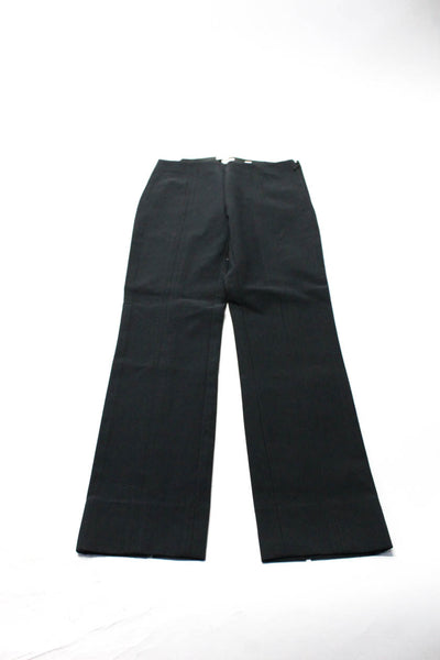 Vince Women's Flat Front Straight Leg Casual Pants Navy Gray Size 10 M Lot 2