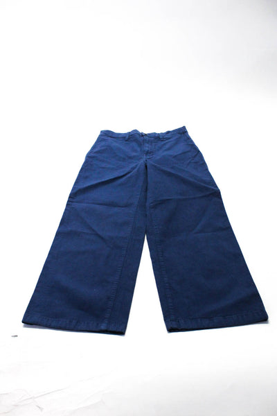 Theory J Crew Women's Casual Pants Wide Leg Jeans Blue Size 8 29 Lot 2
