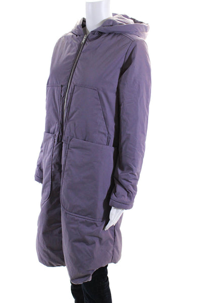 OOF Womens Lavender Puffer Coat Size 0 15117590
