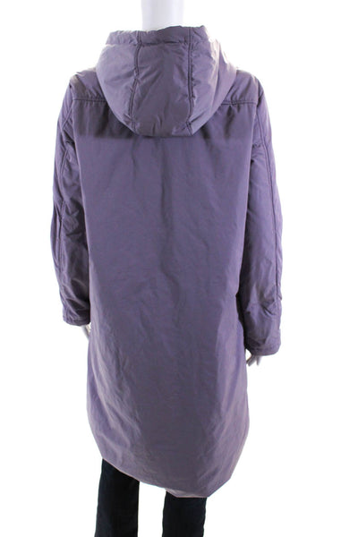 OOF Womens Lavender Puffer Coat Size 0 15113926