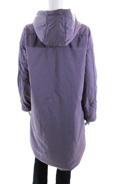 OOF Womens Lavender Puffer Coat Size 0 15113903