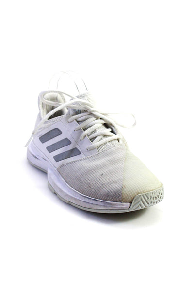 Adidas Womens Low Top Lace Up Primetime Game Court Sneakers White Size 7.5US