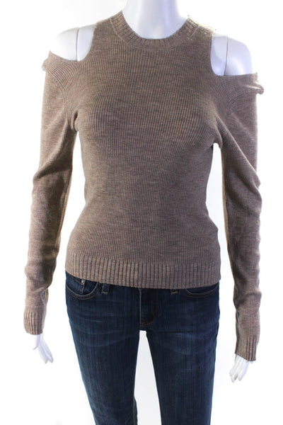 Hudson Womens Crewneck Cutout Sweater Size 2 15873496